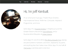 Tablet Screenshot of jeffkimballmusic.com